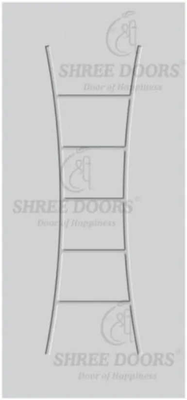Eco Shine Solid Primer Coated Doors Door - Model SPC 368