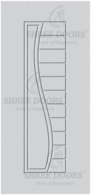 Eco Shine Solid Primer Coated Doors Door - Model SPC 374
