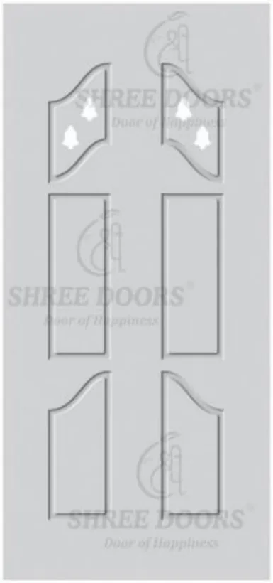 Eco Shine Solid Primer Pooja Doors Door - Model SPC POOJA 05