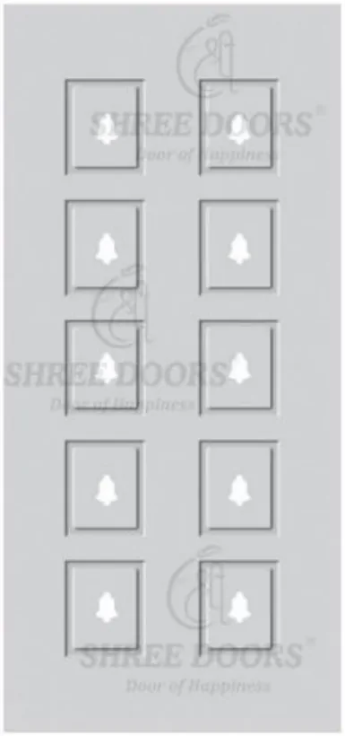 Eco Shine Solid Primer Pooja Doors Door - Model SPC POOJA 06