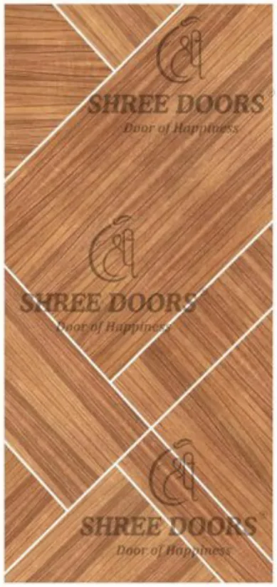 Eco Shine Solid Veneer Doors Door - Model SV 133