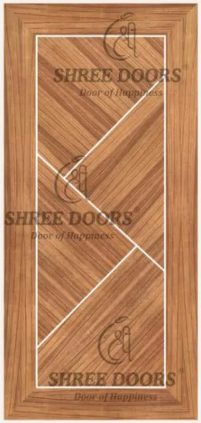 Eco Shine Solid Veneer Doors Door - Model SV 153