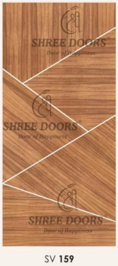 Eco Shine Solid Veneer Doors Door - Model SV 159