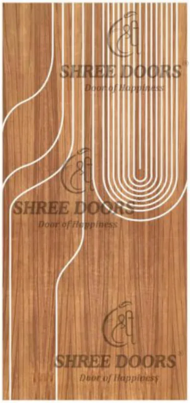 Eco Shine Solid Veneer Doors Door - Model SV 161