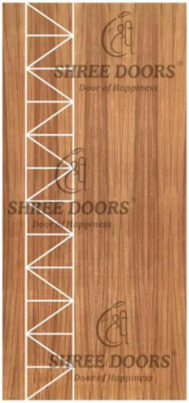 Eco Shine Solid Veneer Doors Door - Model SV 163