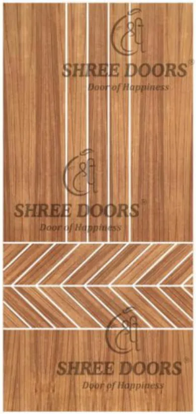 Eco Shine Solid Veneer Doors Door - Model SV 164