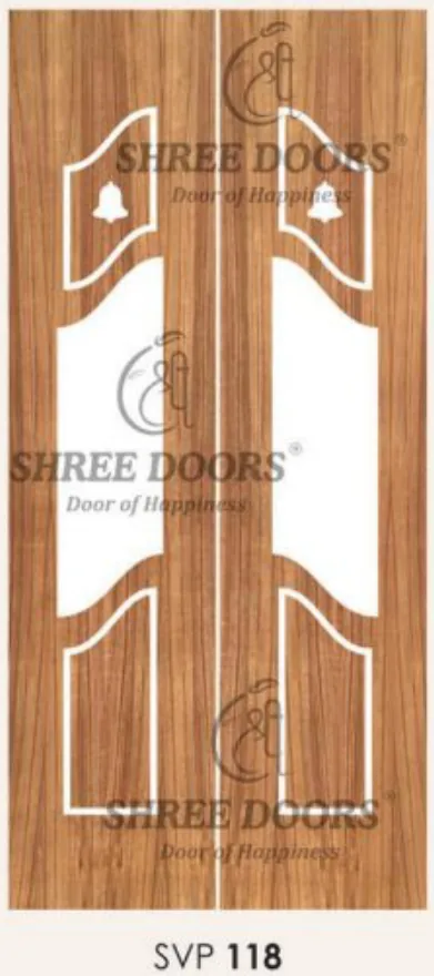Eco Shine Solid Veneer Doors Door - Model SVP 118