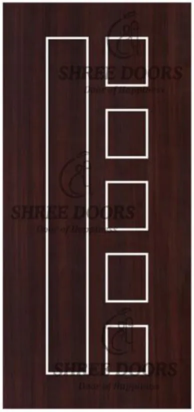 Eco Shine WPC with Membrane Doors Door - Model SWM 521
