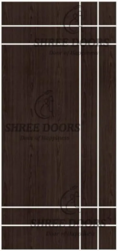 Eco Shine WPC with Membrane Doors Door - Model SWM 526