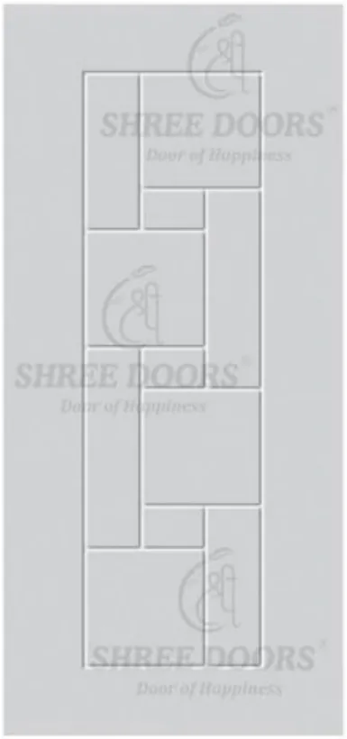 Eco Shine WPC Solid Doors Door - Model SW 509