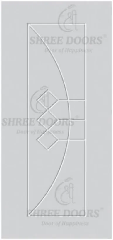 Eco Shine WPC Solid Doors Door - Model SW 511