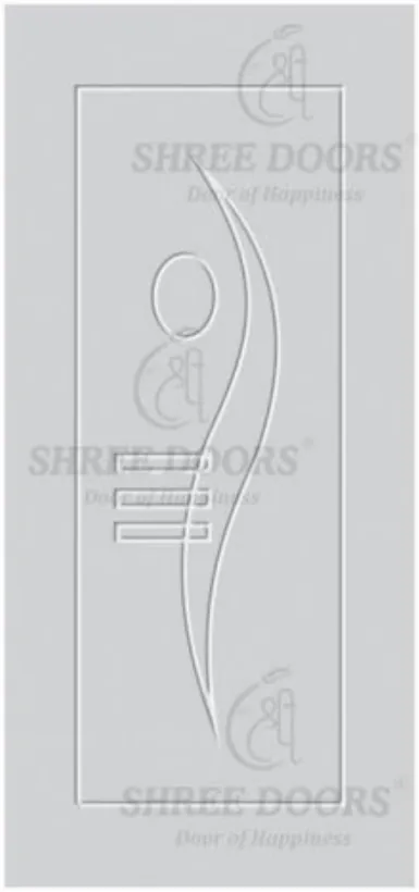 Eco Shine WPC Solid Doors Door - Model SW 512