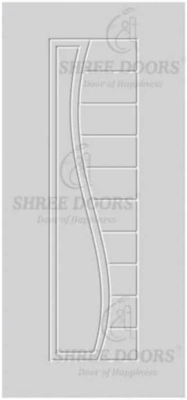 Eco Shine WPC Solid Doors Door - Model SW 551